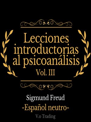 cover image of Lecciones introductorias al psicoanálisis